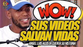 SUS VIDEOS SALVAN VIDAS! LA HISTORIA DE ÁNGEL LUIS ACOSTA EL JOVEN DE LAS REFLEXIONES EN TIK TOK