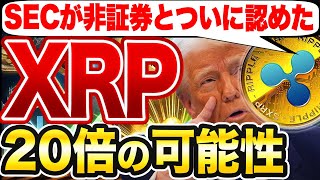 【爆発前夜】XRPに数兆ドルの流入で今年中に20倍！？SECが公式に非証券だと認めた！【仮想通貨】【リップル】【エアドロ】