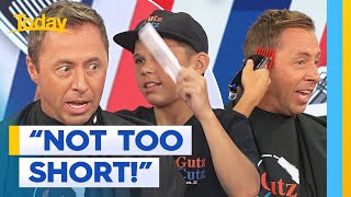 13-year-old barber gives Today host a fresh fade live on air | Today Show Australia