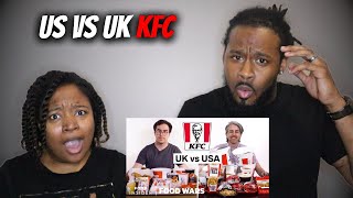 🇬🇧 American Couple React "US vs UK KFC | Food Wars" | The Demouchets REACT UNITED KINGDOM