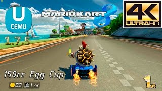 Cemu 1.7.5 (Wii U Emulator) - Mario Kart 8 (4K / 60 FPS / 150cc Egg Cup)