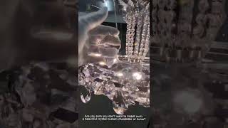 Classic popular creative crystal chandelier Small light luxury decorative chandelier.