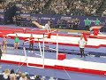 kaylia nemour alg uneven bars warm up qualifications paris world cup 2023