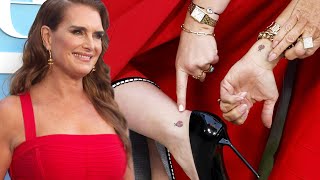 Brooke Shields and Daughter Display Matching Ink at Mother of the Bride Premiere