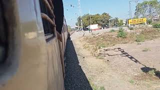 Arriving Dhola Junction On Bhavnagar Mahuva Passenger Train