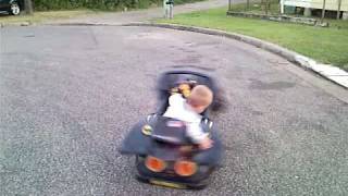 3 year old wheelie; What a kid