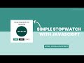 How to Build a Stopwatch With Javascript 🔥| Stopwatch Timer Javascript - Codingscape