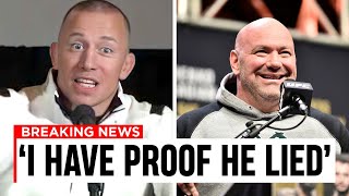 Georges St. Pierre Says Dana White LIED About Khabib Fight..