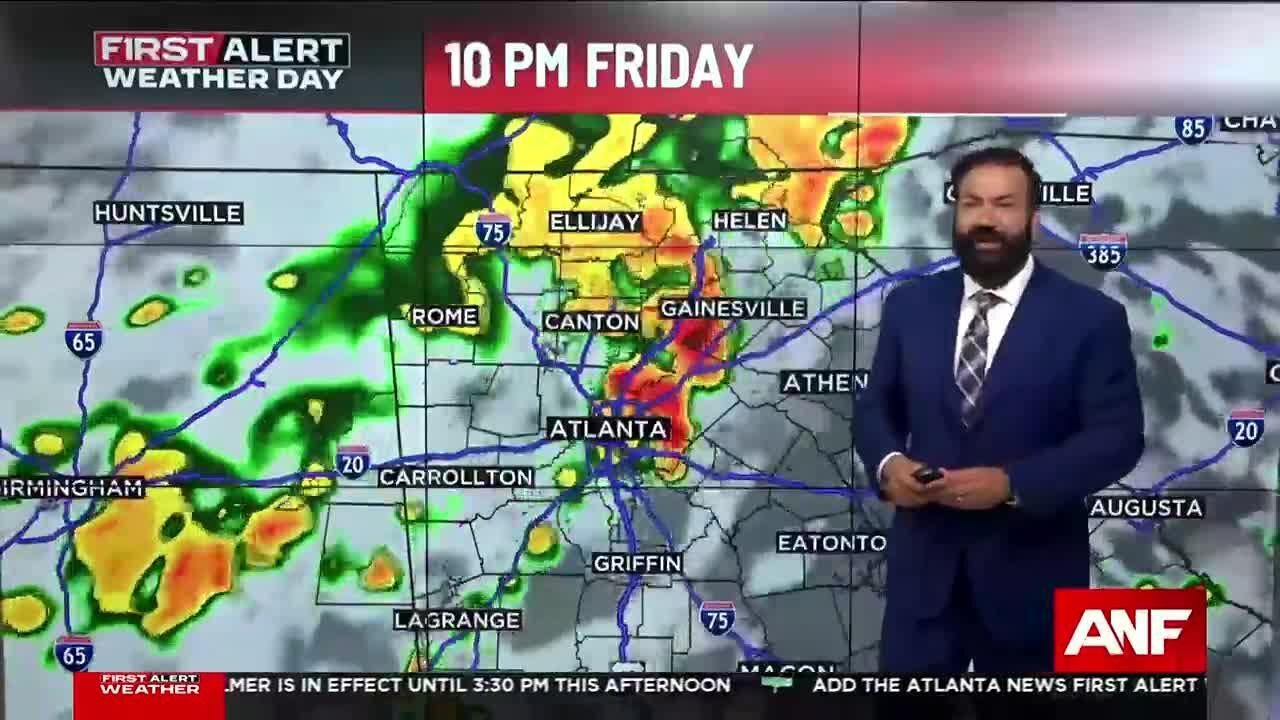 First Alert Forecast Stormy Night Then More Rounds Of Rain Saturday