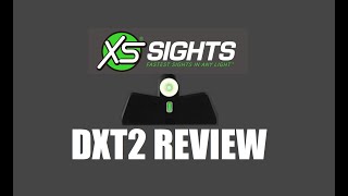 XS DXT2 Big Dot Night Sights SHORT TERM REVIEW XS Sight Systems and shooting at 50 and 100 yards