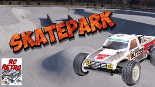 e85: VINTAGE TAMIYA STADIUM BLITZER at THE SKATE PARK