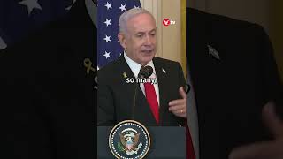 Netanyahu praises Trump's idea for US to take over Gaza #news #shorts