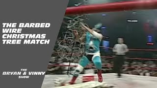 Relive TNA's barbed wire Christmas tree match: Bryan \u0026 Vinny Show