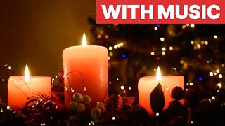 Christmas Candle Ambience 🎹 🎄 Relaxing Music 2 Hours