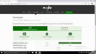 install and create your first Angular app