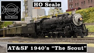 HO Scale AT\u0026SF Santa Fe 1940's Train #1 The Scout