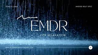 1 Hour Self Administered EMDR for PTSD | Bilateral Beats \u0026 Rain Sounds for Calm \u0026 Vagus Nerve Toning