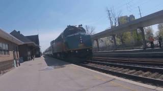 VIA Rail Train 85 at Brampton Station