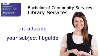 Subject libguide