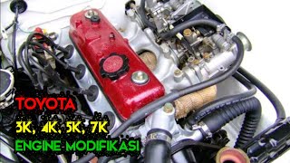 Modifikasi | 3k 4k 5k 7k | engine Toyota | Corolla | ke70