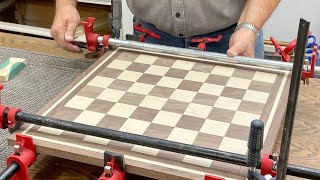 Simple DIY Checkerboard: Craft with Minimal Tools