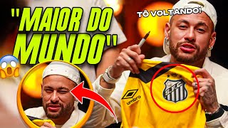 NEYMAR CRAVA VOLTA AO SANTOS EM LIVE😨 \