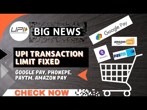 (2023) UPI Transaction Limit Fixed | Phone Pe, Paytm, Gpay & Amazon Pay ...