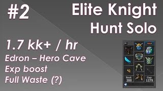 Tibia Hero Cave EK solo 1.7kk+/hr