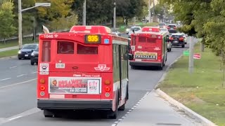 (SHORT) TTC Orion VII Hybrid Buses at Jane \u0026 Eglinton