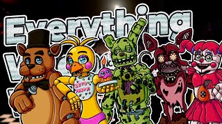 Everything Wrong With Five Nights at Freddy's (1-2-3-4 & Sister Location) in 26