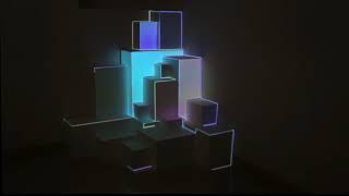 Music visualization mapping on boxes by processing