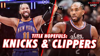 Exploring the Championship Paths of the New York Knicks and Los Angeles Clippers | The Dunker Spot