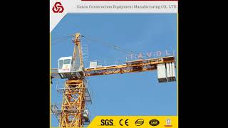 CE 56 m boom length 6 ton same zoomlion tower crane price