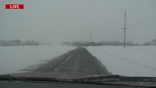 WHO 13 Car Cam: Road conditions on Highway 5