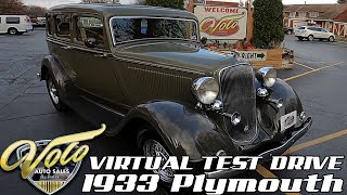 1933 Plymouth Sedan Virtual Test Drive at Volo Auto Museum (V19307)