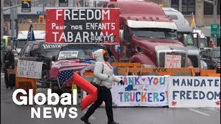 Trucker protests: Complications arise as Ottawa police commit to ending convoy's “occupation”