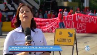 Juiz de Fora: manifestantes protestam em pedágio