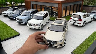 Parking Best Premium SUVs at Miniature Real like Garage 1:18 Scale | Diecast Model Car Collection