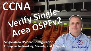 Verify Single-Area OSPFv2 - Single-Area OSPFv2 Configuration - ENSA - KevTechify | vid 9