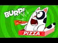 Kids songs I DIDN'T MEAN TO BURP - funny animated children's music video by Preschool Popstars