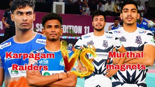 Match 17 | Karpagam Raiders Vs Murthal Magnets |  Yuva kabaddi series edition 11 | RD sports