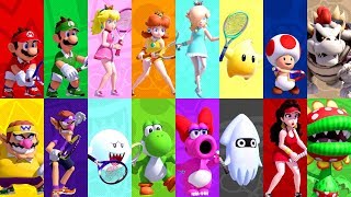 Mario Tennis Aces - All Characters (DLC Included)
