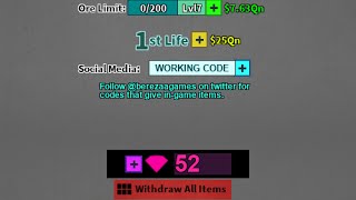 Roblox Miners Haven Newest Code Free Uc Daikhlo - miners haven codes check desc twitch codes twitter codes