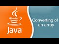 Java Converting of an array