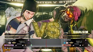 Yossan (Juri) vs Torimesi (Dhalsim)：よっさん（ジュリ）vs 鶏めし（ダルシム）