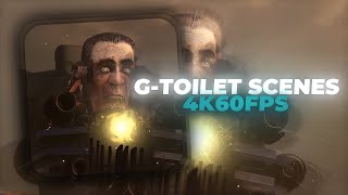 G-Man Toilet (Prime) 4K Upscaled Scenes | Skibidi toilet 73 episode Scene pack, Twixtor