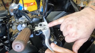 Harley Front Brake Lever Remove & Reinstall