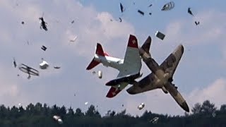 Midair Crash Of Two Giant BAE Hawk