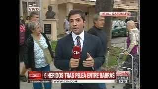 C5N - POLICIALES: 6 HERIDOS TRAS PELEA ENTRE BARRAS DE BANFIELD (PARTE 1)
