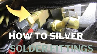 How To Silver Solder Fittings #soldering #diyautomotive #autorepairtips